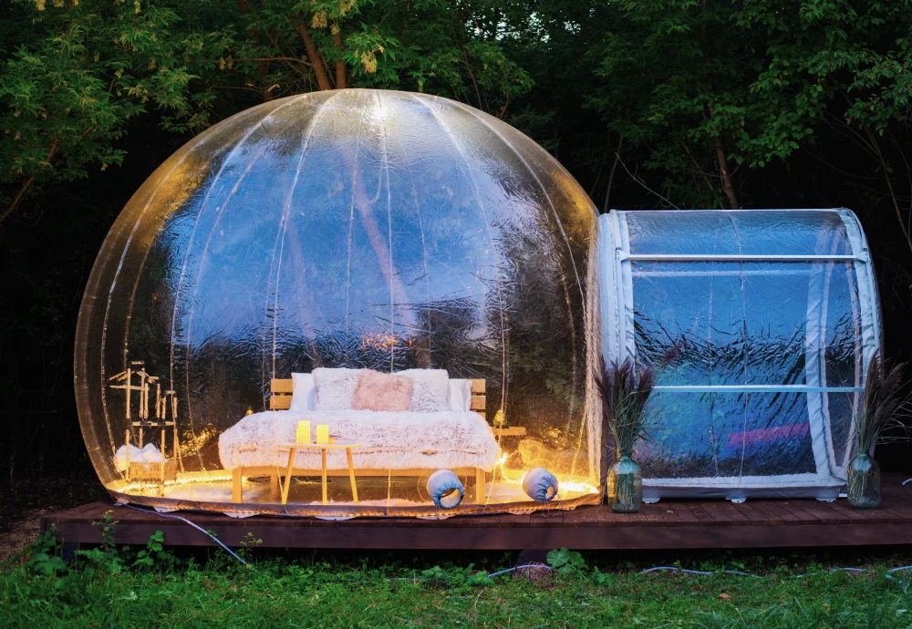 inflatable clear bubble tent